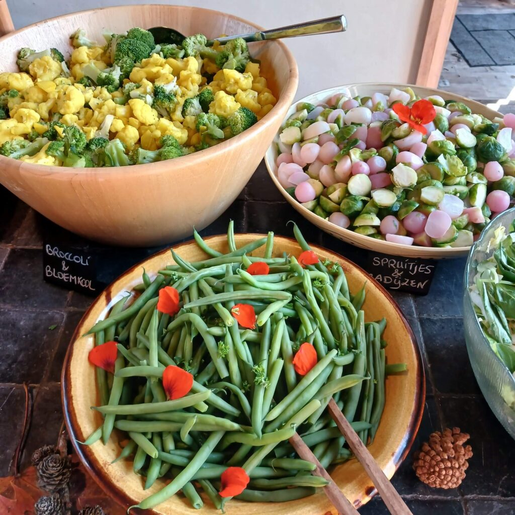 verrassende gemengde salades